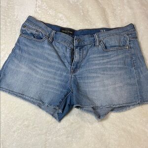 J. Crew Indigo Denim Light Blue Jean Shorts Size 31